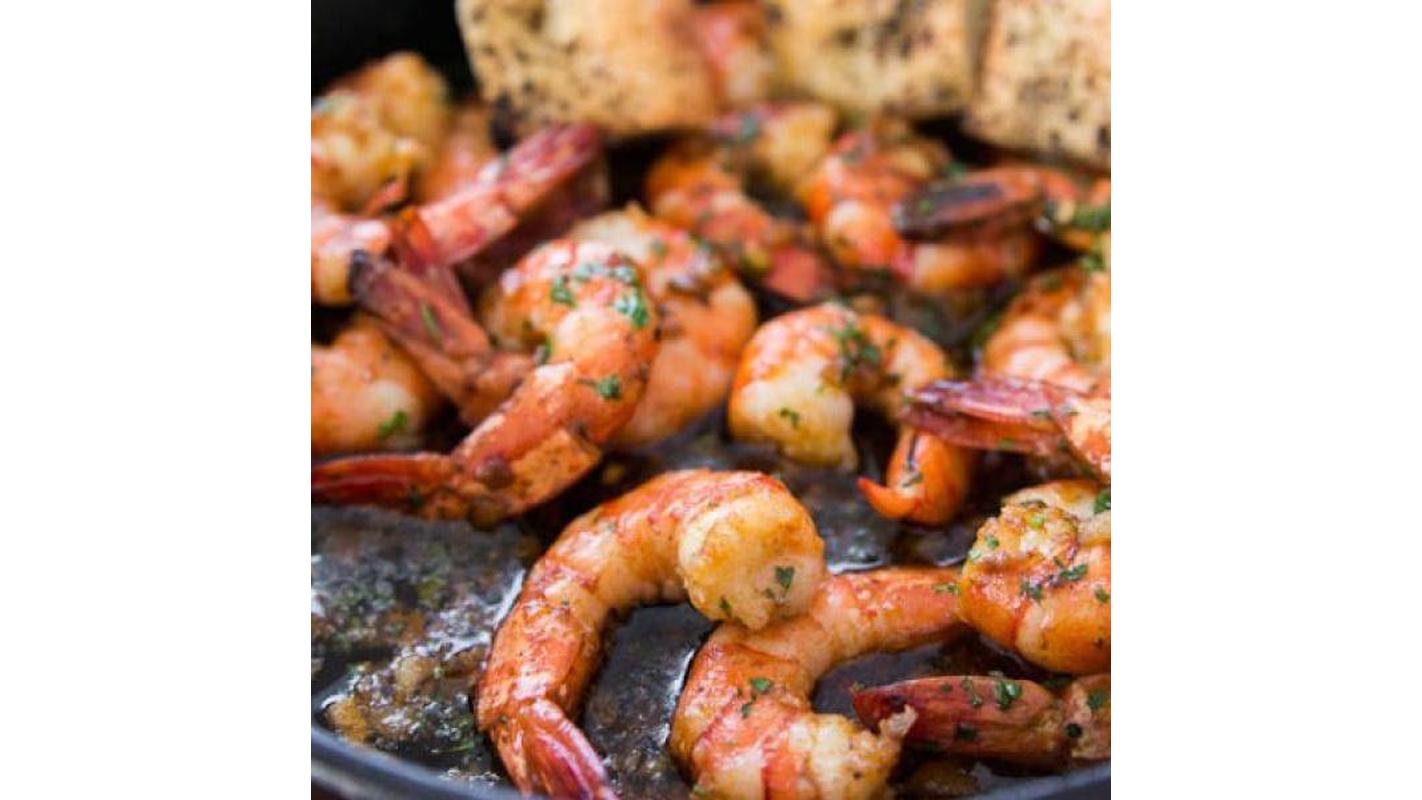 Garlic Shrimp ( Camarones al Ajillo )